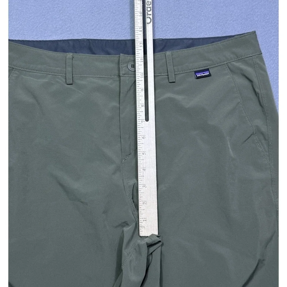 Patagonia Hydro Series Boardshorts Mens 34 Olive Stretch Surf Swim Shorts